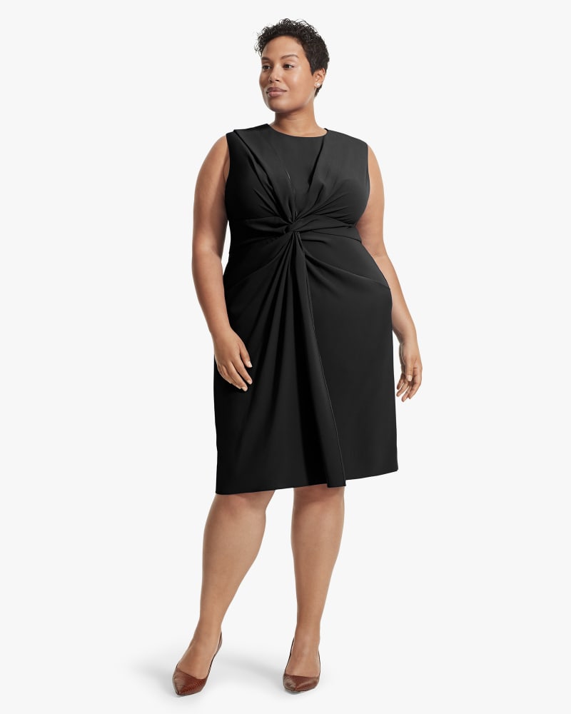 Plus size model wearing Teresa Sheath Dress by M.M.LaFleur for Dia & Co  | Dia&Co | dia_product_style_image_id:160362